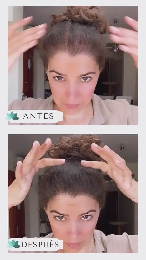 video antes y después fibras capilares